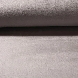 Kuschelfleece Uni Mausgrau