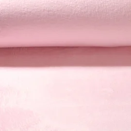 Kuschelfleece Uni Rosa