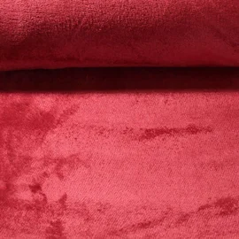 Kuschelfleece Uni Rot