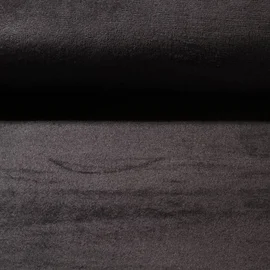 Kuschelfleece Uni Schwarz
