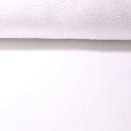 Kuschelfleece Uni Weiß