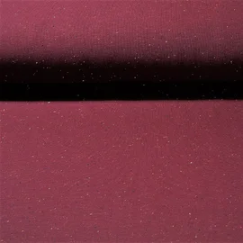 Kuschelsweat Konfetti Pünktchen Beere