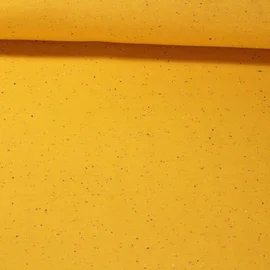 Kuschelsweat Konfetti Pünktchen Gelb