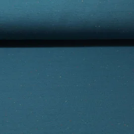 Kuschelsweat Konfetti Pünktchen Petrol