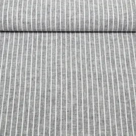 Leinen Cotton Streifen Dunkelblau