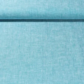 Leinen "Hope" Türkis Melange