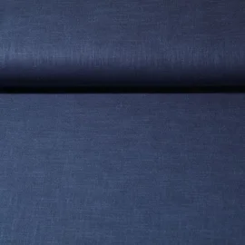Leinenstoff "Lucy" Dunkelblau