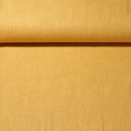 Leinenstoff "Lucy" Senfgelb