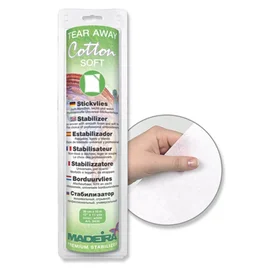 Madeira Stickvlies Cotton soft weiß 30cmx10m Rolle Madeira Stickvlies Cotton soft weiß 30cmx10m Rolle