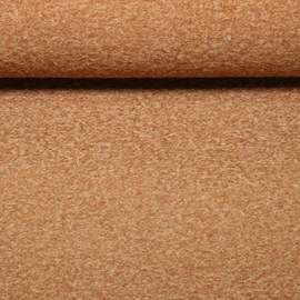 Mantelstoff B-Trendy Wolloptik Bronze