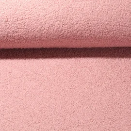 Mantelstoff Boucle Altrosa