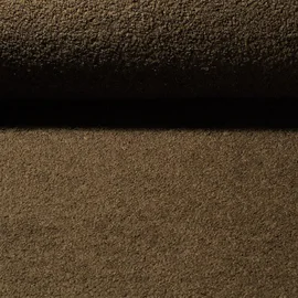 Mantelstoff Boucle Braun