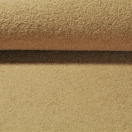 Mantelstoff Boucle Kamel