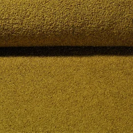 Mantelstoff Boucle Ocker