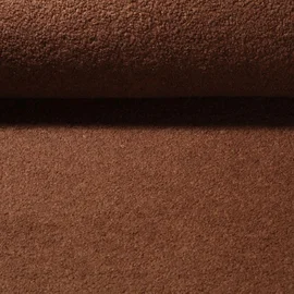 Mantelstoff Boucle Rost