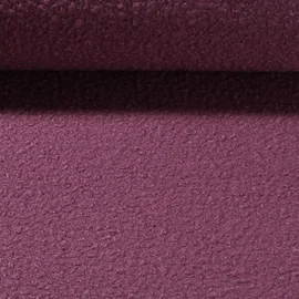 Mantelstoff Bouclé Uni Fuchsia