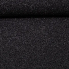 Mantelstoff Woll Boucle Dunkelbraun