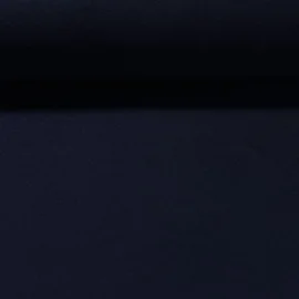 Mantelstoff Wool Touch Uni Navy