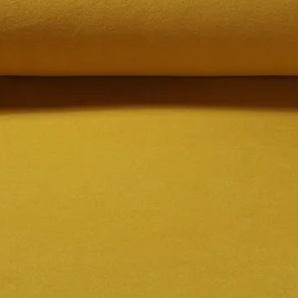 Mantelstoff Wool Touch Uni Ockergelb