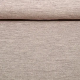 Merino Strickjersey Mulesingfrei Beige Melange