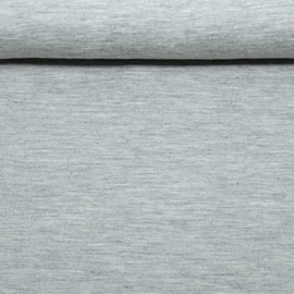 Merino Strickjersey Mulesingfrei Grau Melange