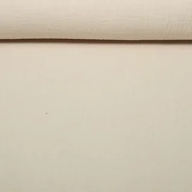 Musselin Vorhangstoff Uni Beige 280cm
