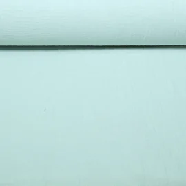 Musselin Vorhangstoff Uni Mint 280cm