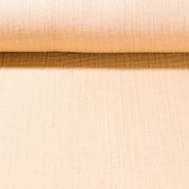 Musselin vierlagig Beige