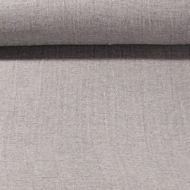 Musselin vierlagig Grau