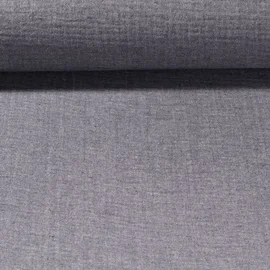 Musselin vierlagig Marine