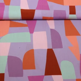 Viskose Webware "Shape Shifter" Lavendel