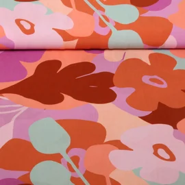 Viskose Webware "Trail Run" Braun