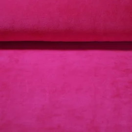 Nickistoff Velours Uni Fuchsia