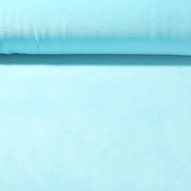 Nickistoff Velours Uni Türkis