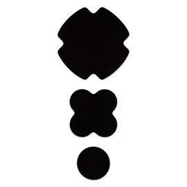 PRYM Rub-on Patch STRETCH 3 Stück Schwarz