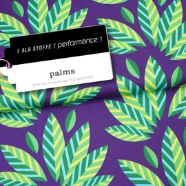 Performance Jersey "Palms" Lila
