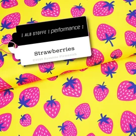 Performance Jersey "Strawberries" Gelb