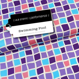 Performance Jersey "Swimming Pool" Lila