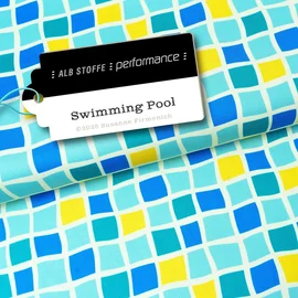Performance Jersey "Swimming Pool" Mint Gelb