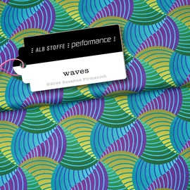 Performance Jersey "Waves" Grün