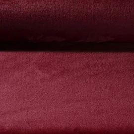 Plüschfell "Tippy" Bordeaux