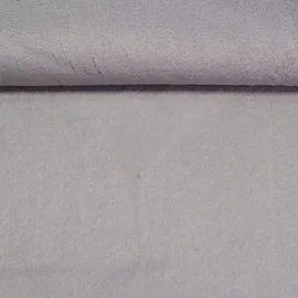 Plüschfell Uni Mausgrau