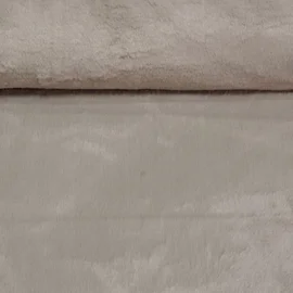 Plüschfell Uni Sand