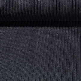 Polsterstoff Breitcord 10mm Roy Anthrazit