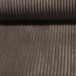 Polsterstoff Breitcord 10mm Roy Schokobraun