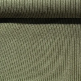 Polsterstoff Breitcord 5mm Keely Armygrün 