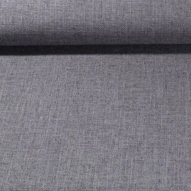 Polsterstoff "June" Uni Grau Melange