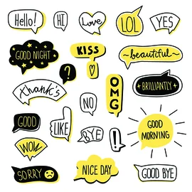 Bügelbilder "Sprüche"