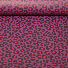 Regenjackenstoff Aqua Protect Leo Lila