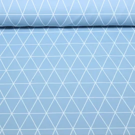 Regenjackenstoff Aqua Protect Rauten Hellblau